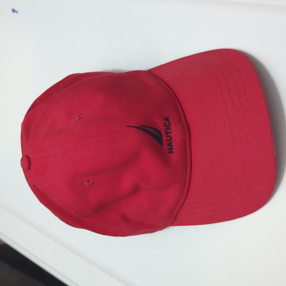 Red Nautica hat